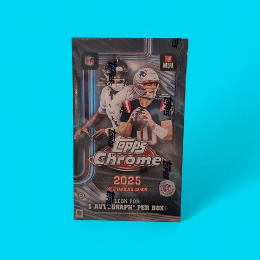 2025 Topps Chrome Football Hobby Box