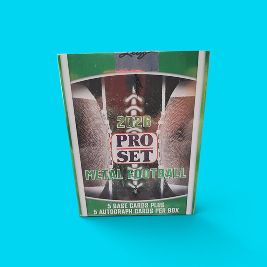 2026 Pro Set Metal Football Hobby Box