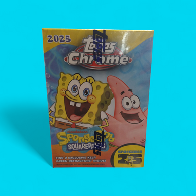 2025 Topps Chrome SpongeBob SquarePants 25th Anniversary Blaster Box