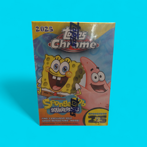 2025 Topps Chrome SpongeBob SquarePants 25th Anniversary Blaster Box