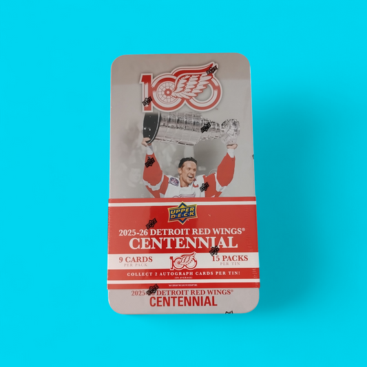 2025-26 Upper Deck Detroit Red Wings Centennial Hockey Hobby Box