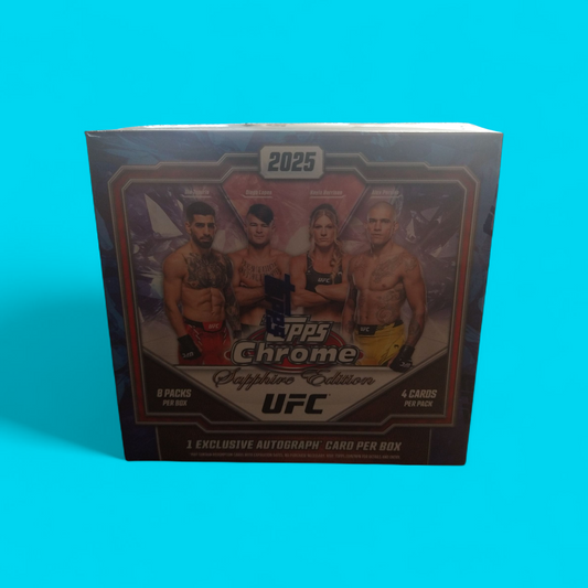 2025 Topps Chrome Sapphire UFC  Box