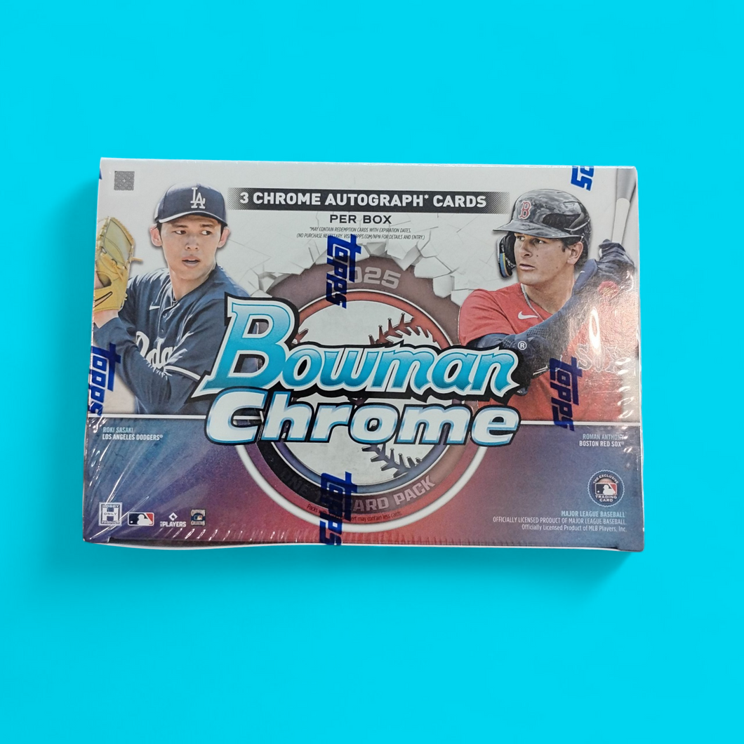 2025 Topps Bowman Chrome Baseball Hobby Box