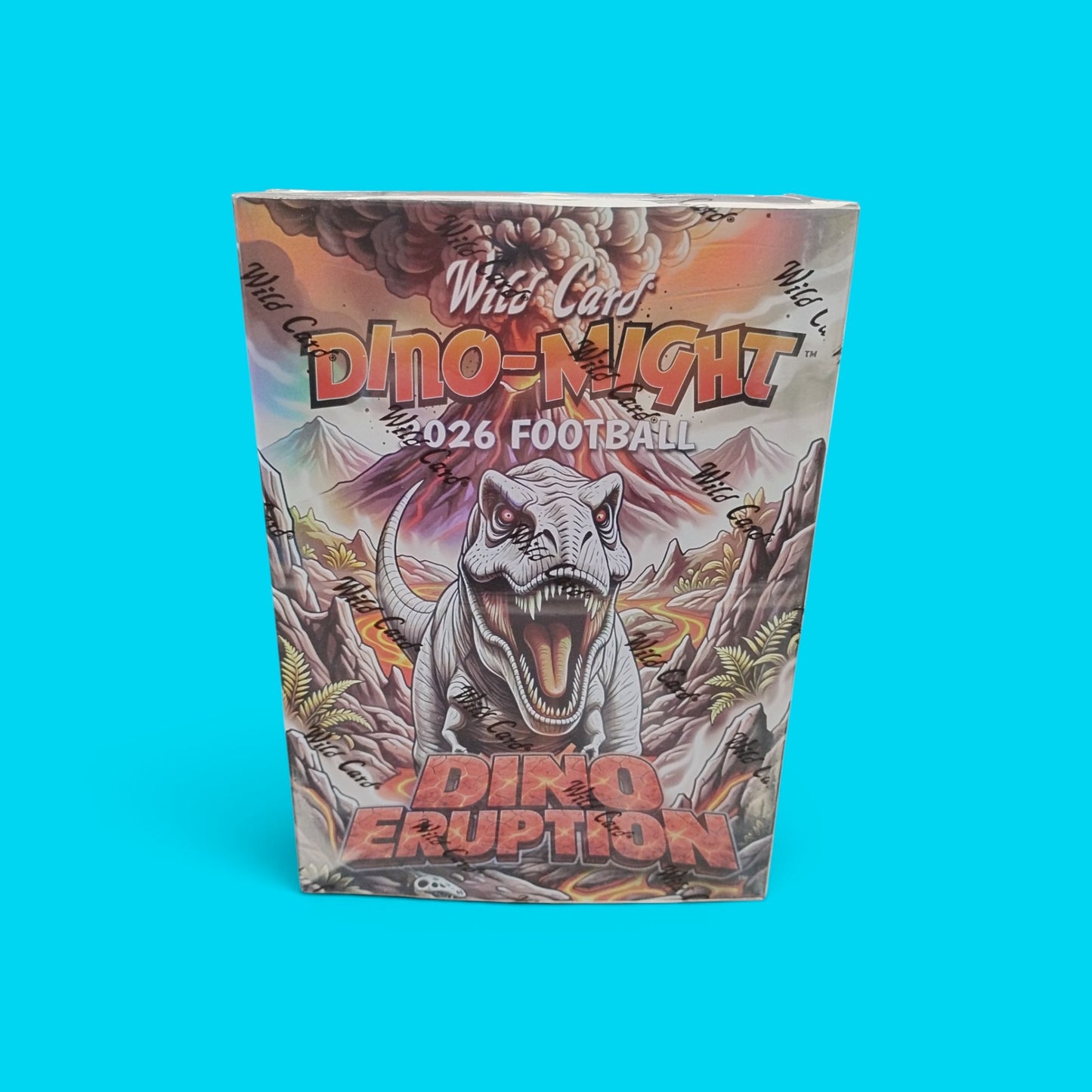 2026 Wild Card Dino Might Football Dino Eruption Hobby Box