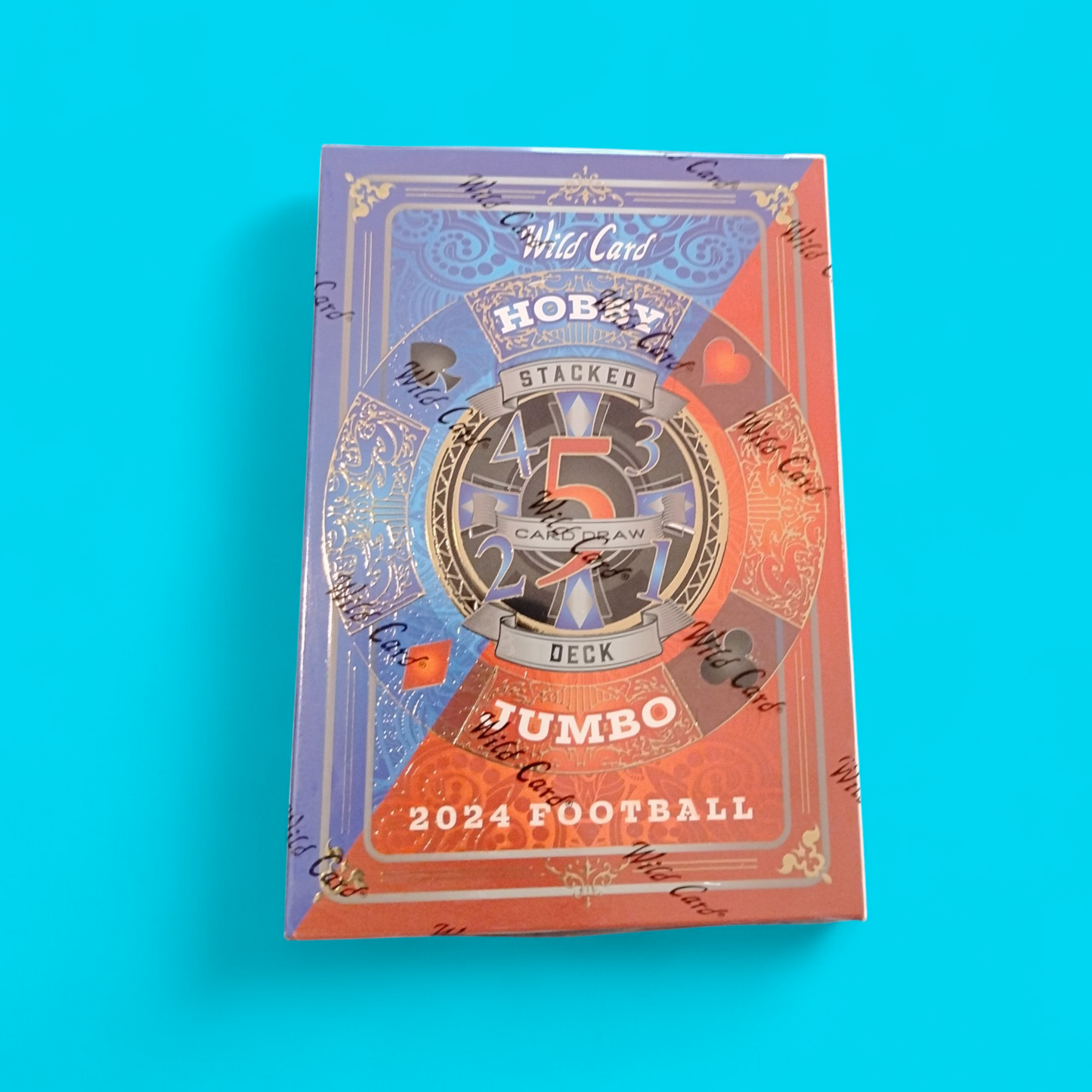 2024 WildCard Football 5 Card Draw Hobby Jumbo Box