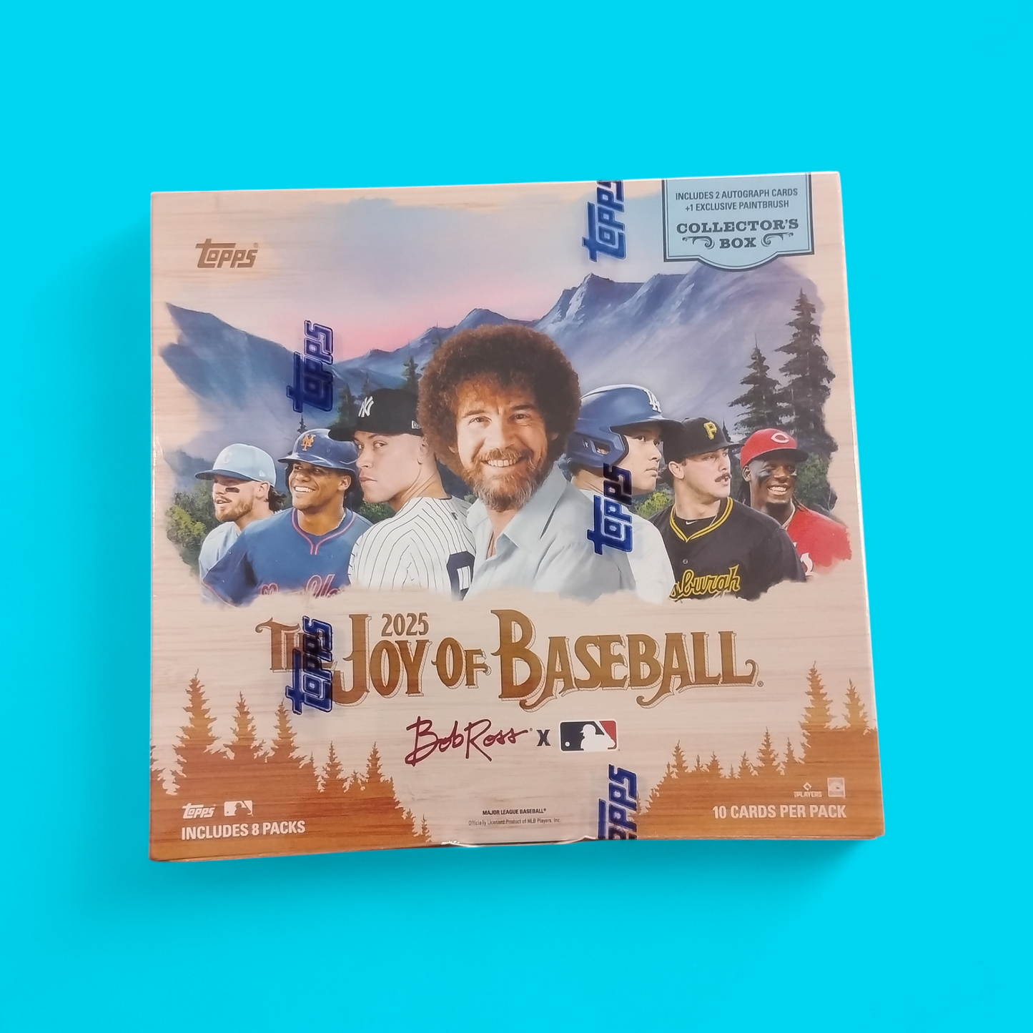 2025 Topps x Bob Ross The Joy Of Baseball Collectors Edition Box