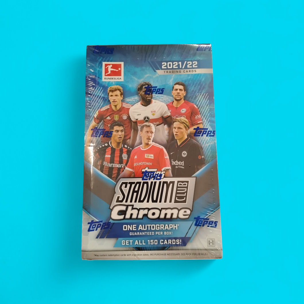 2022 Topps Stadium Club Chrome Bundesliga Soccer Hobby Box