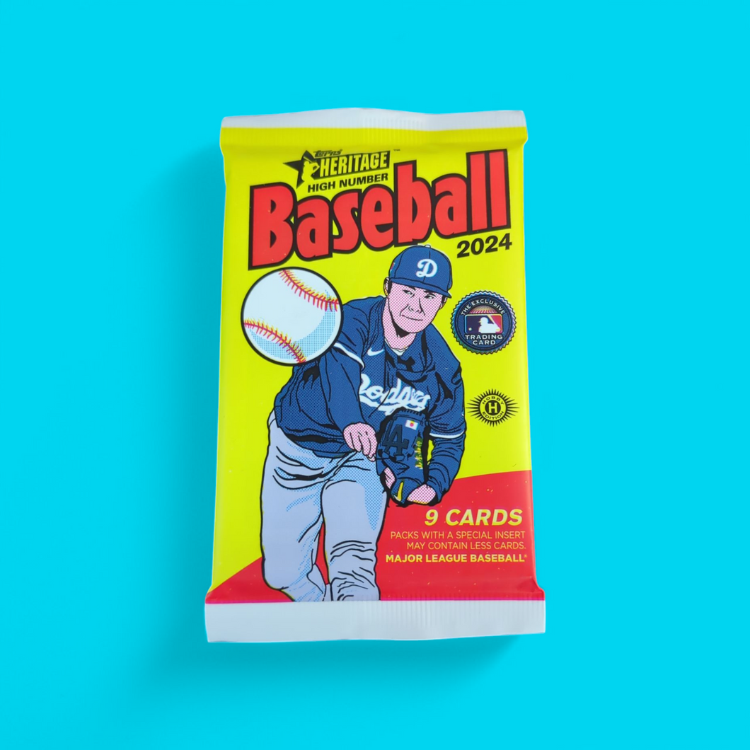 2024 Topps Heritage High Number Baseball Hobby Pack
