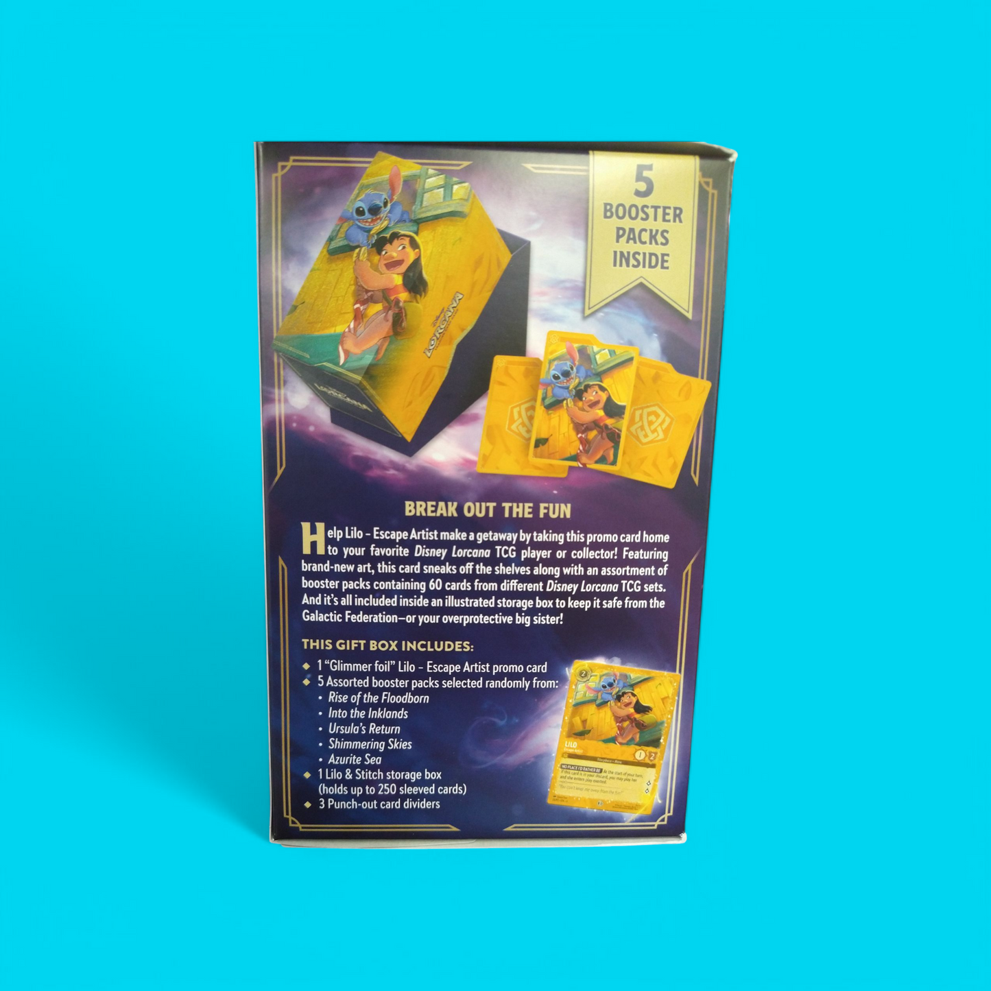 Disney lorcana Lilo & stitch gift box