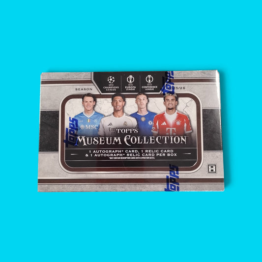 2025-26 Topps UEFA Club Competitions Museum Collection Soccer Hobby Box