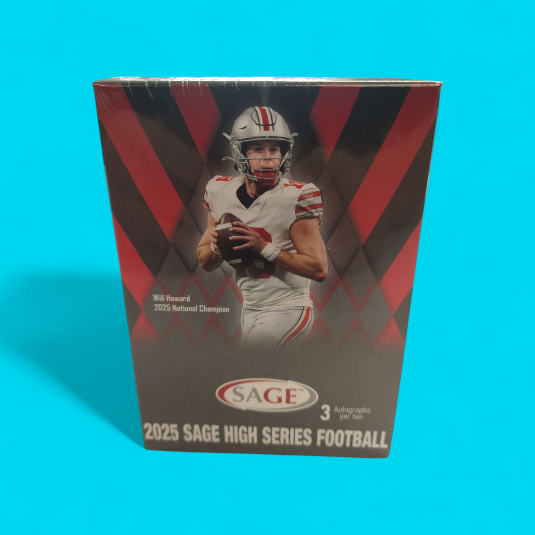 2025 sage Football High number blaster box