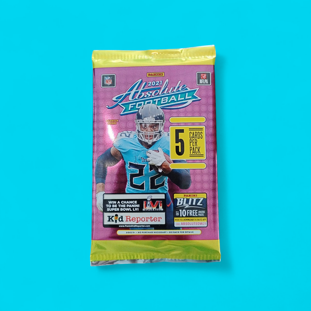 2021 Absolute Football Gravity Feed Pack