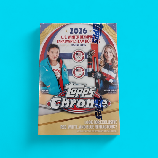 2026 Topps Chrome Olympic & Paralympic Hopefuls Blaster Box
