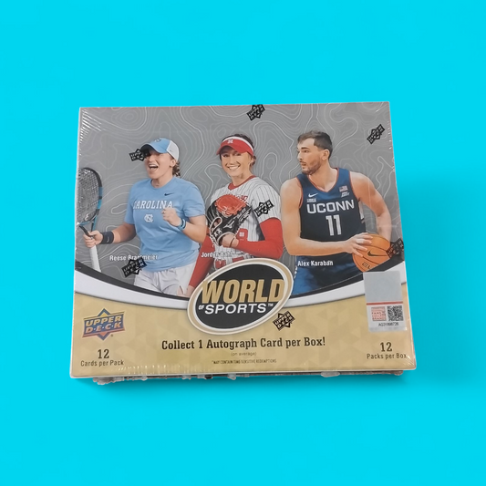 2025 Upper Deck World Of Sports Volume 1 Hobby Box