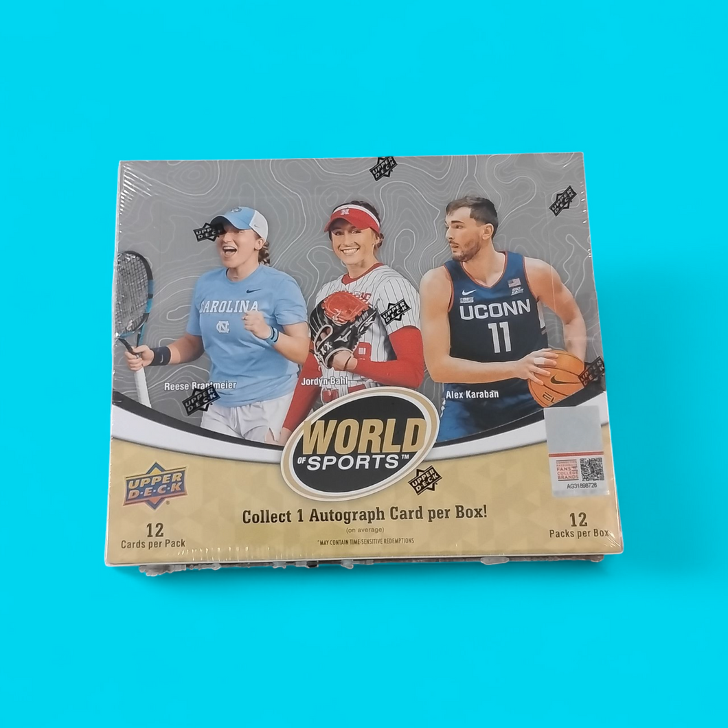 2025 Upper Deck World Of Sports Volume 1 Hobby Box