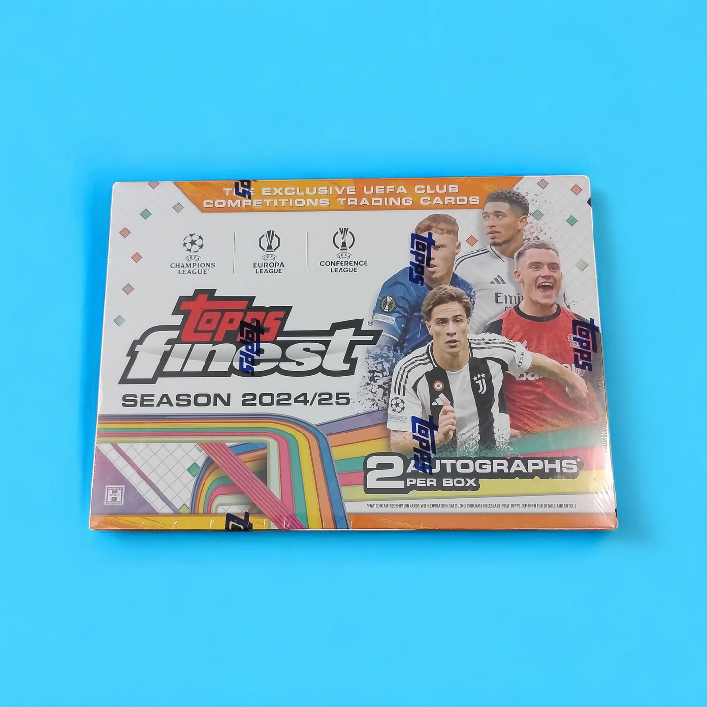 2025-25 Topps Finest UEFA Club Competitions Finest Soccer Hobby Box