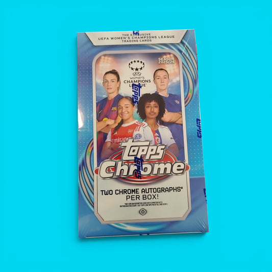 2025-26 Topps UEFA Women's Champions League Chrome Soccer Hobby Box