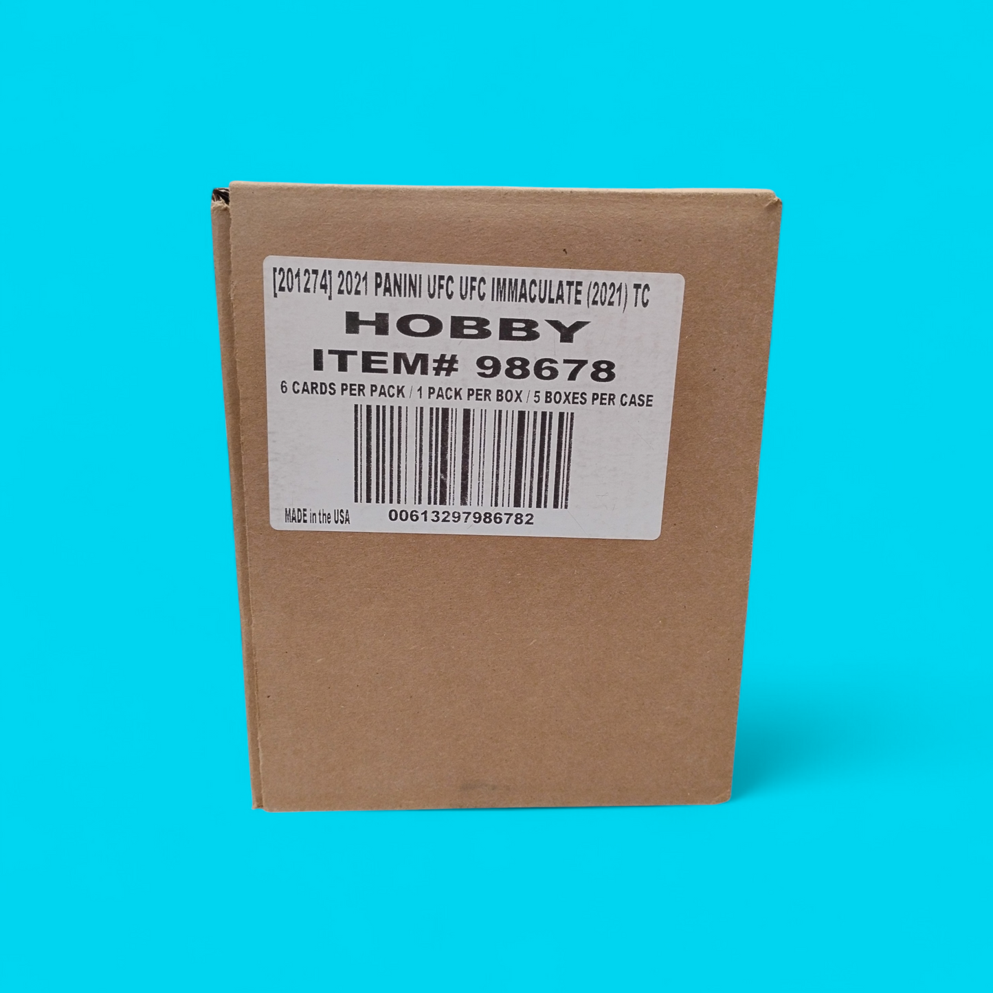 2021 Panini Immaculate UFC 5-Box Hobby Case
