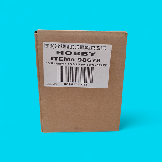 2021 Panini Immaculate UFC 5-Box Hobby Case