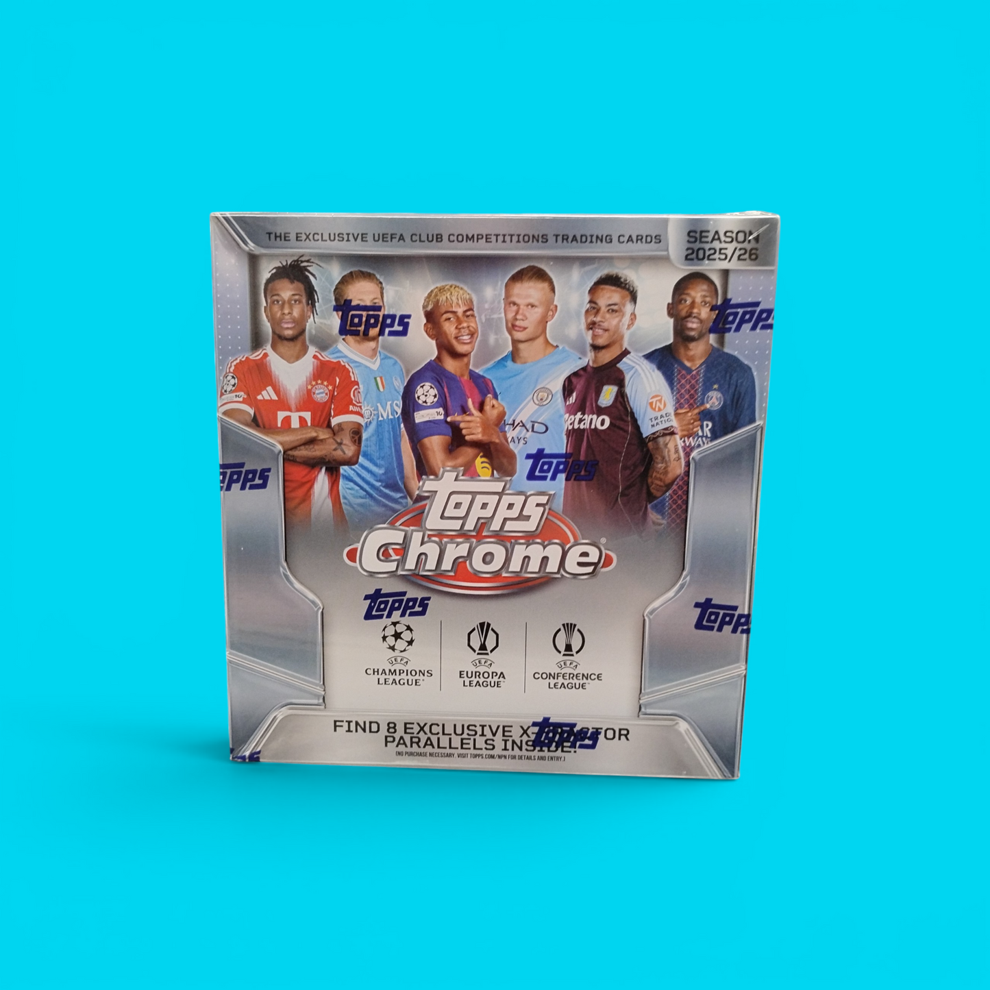 2025-26 Topps Chrome UEFA Soccer Mega Box