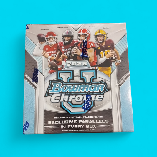 2025 Bowman Chrome U Football Mega Box