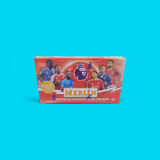 2026 Topps Merlin Premier League Soccer Hobby Box