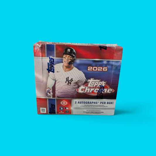 2026 Topps Chrome Baseball Jumbo Box