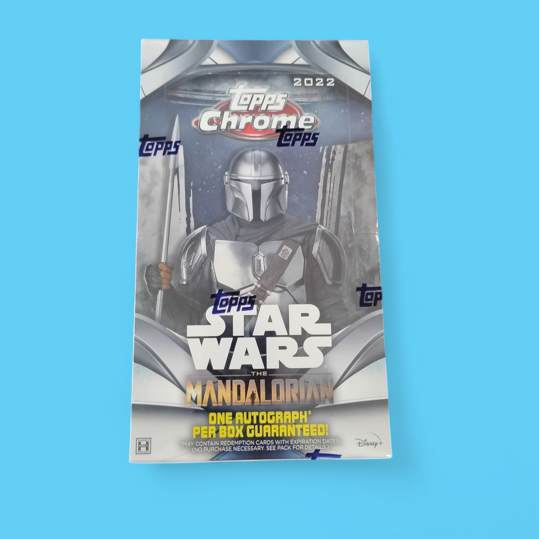 2022 Topps Chrome Star Wars Mandalorian Hobby Box