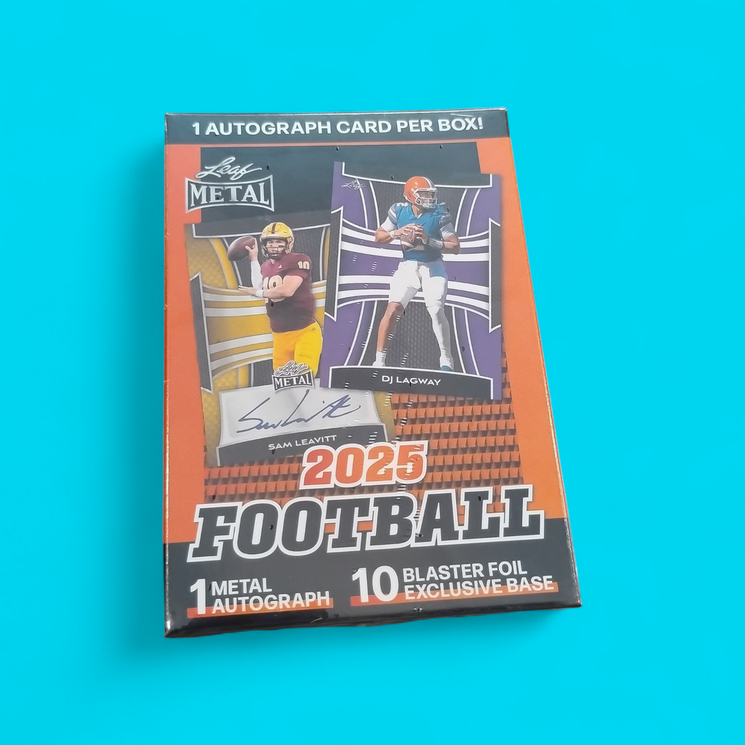 2025 Leaf Metal Football Blaster Box