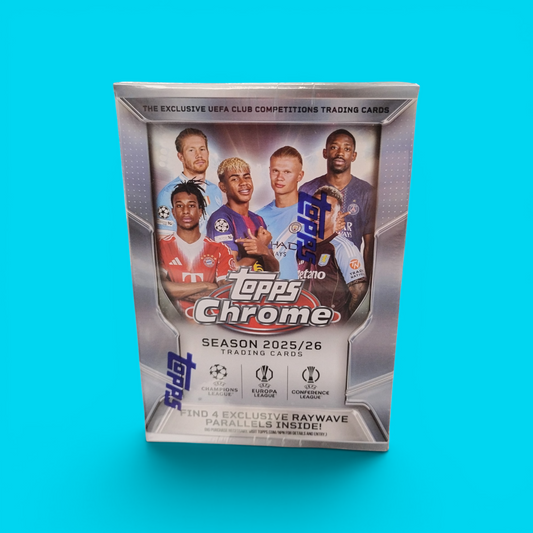 2025-26 Topps Chrome UEFA Soccer Blaster Box