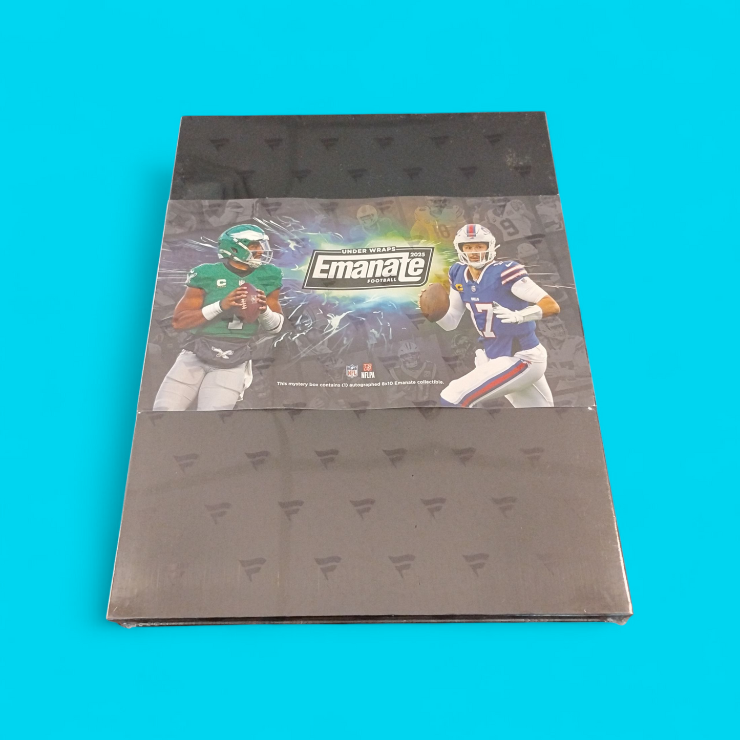 2025 Fanatics Under Wraps Emanate Football Autographed NFL Football 8x10 Mystery Box