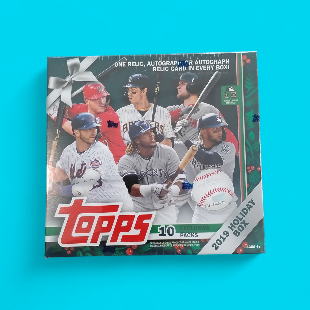 2019 Topps Baseball Holiday Mega Box