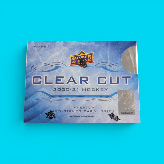 2020-21 Upper Deck Clear Cut Hockey Hobby Box