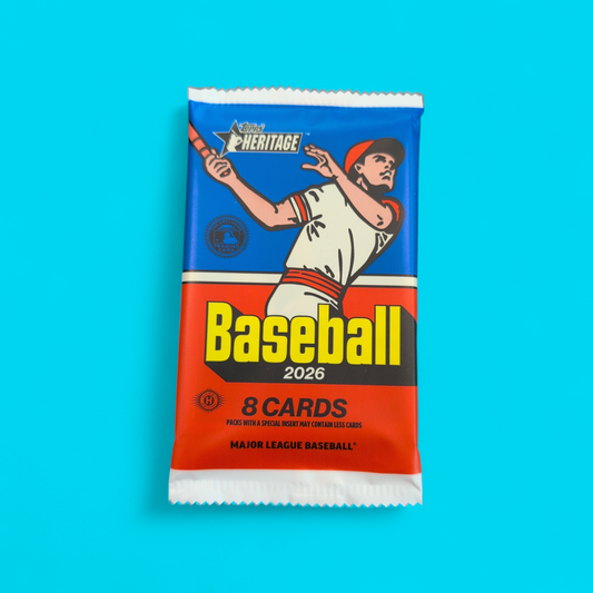 2026 Topps Heritage Baseball Hobby Pack