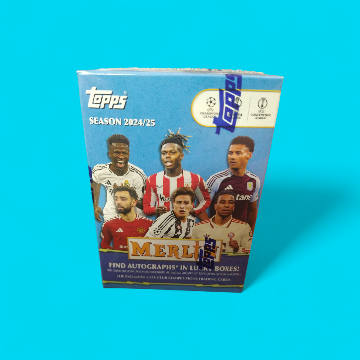 2024-25 Topps EUFA Club Competitions Merlin Chrome Soccer Blaster Box