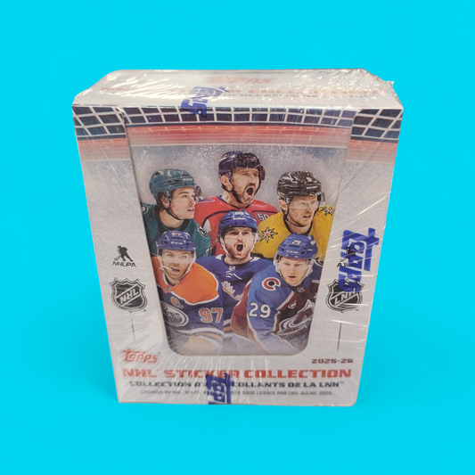 2025-26 Topps NHL Hockey Sticker Collection Box