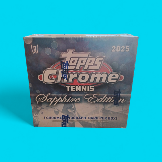 2025 Topps Chrome Tennis Sapphire Hobby Box