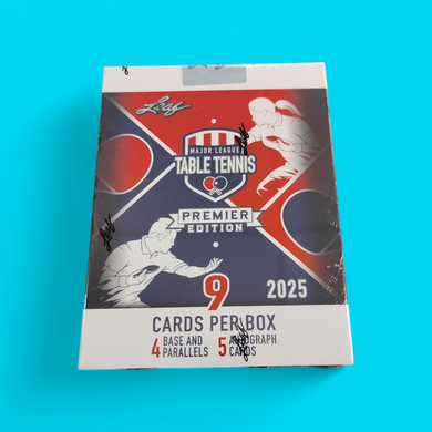 2025 Leaf Major League Table Tennis MLTT Premier Edition Box