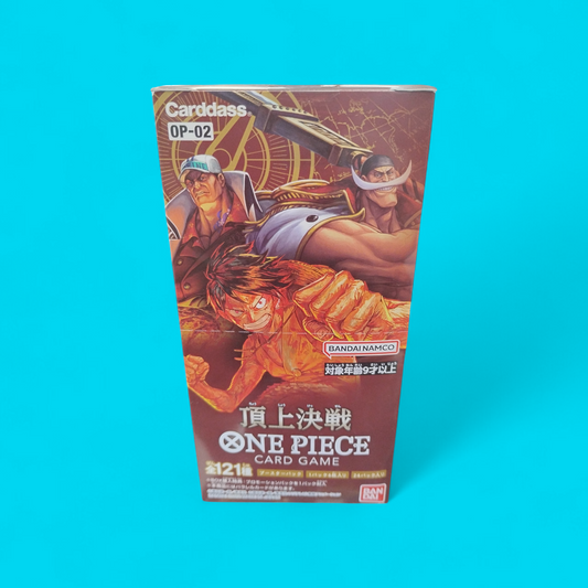One Piece Card Game Paramount War Japanese Booster Box OP-02