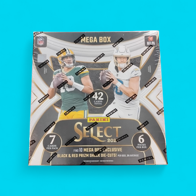2024 Panini Select Football Retail Mega Box Black & Red Prizms