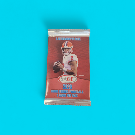 2026 Sage Football High Series Hobby Pack