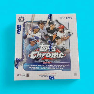 2025 Topps Chrome Baseball Logo Fractor Edition Box