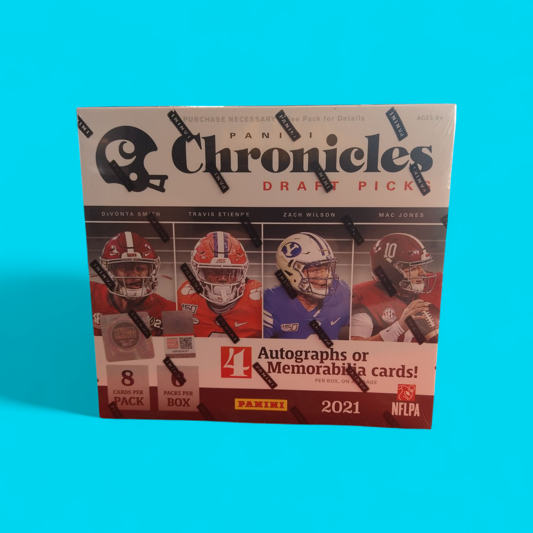 2021 Panini Chronicles Draft Picks Football Hobby Box