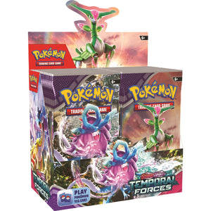 *PRE ORDER* Pokémon Scarlet & Violet Temporal Forces Booster Case (6 boxes) *RELEASES 3/22/24*