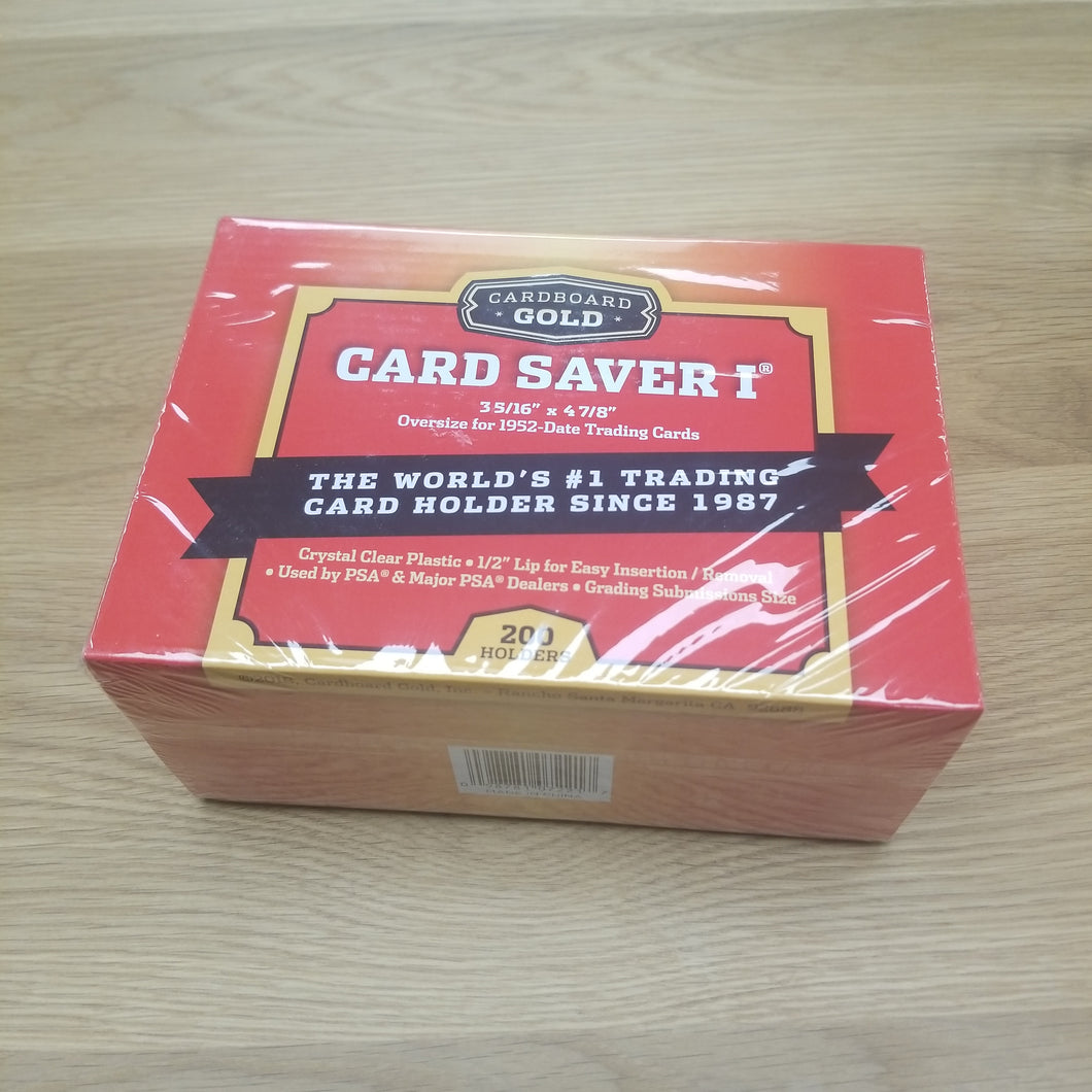 Cardboard Gold Card Saver 1 Box of 200