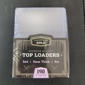 Cardboard Gold 190 point 5 count pack