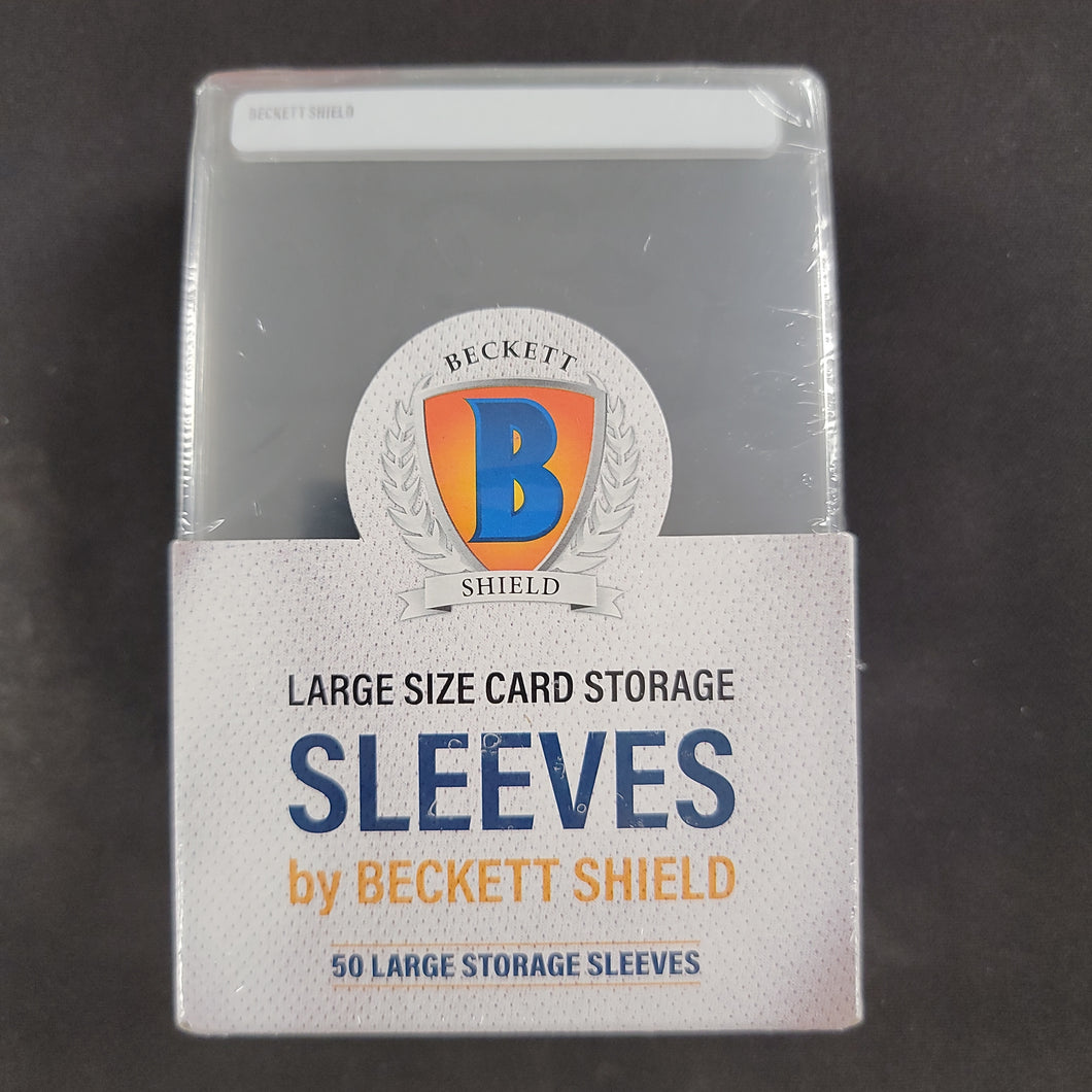 Beckett Large Size Card Storage Sleeves (Grading Size)