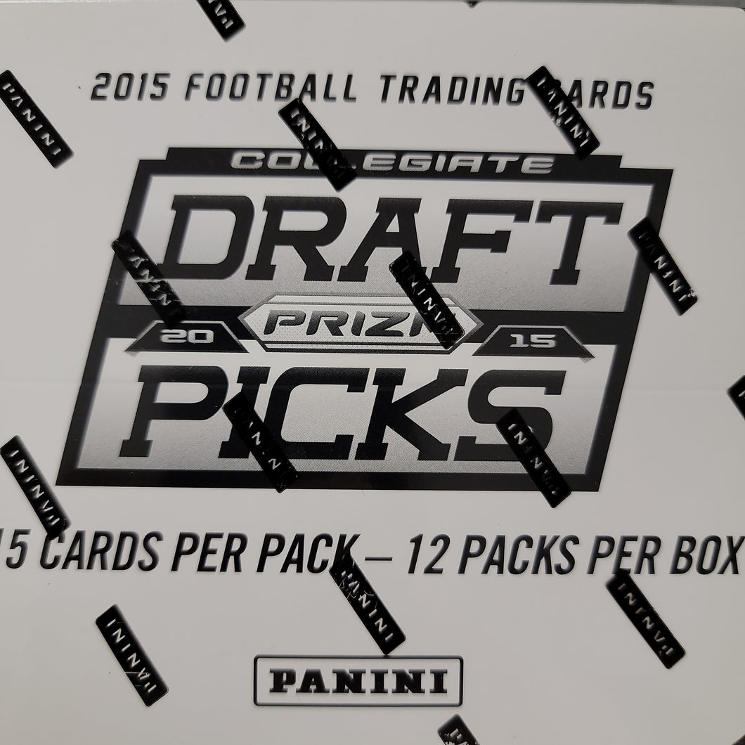 2015 Panini Prizm Draft Picks Football Cello Pack Box