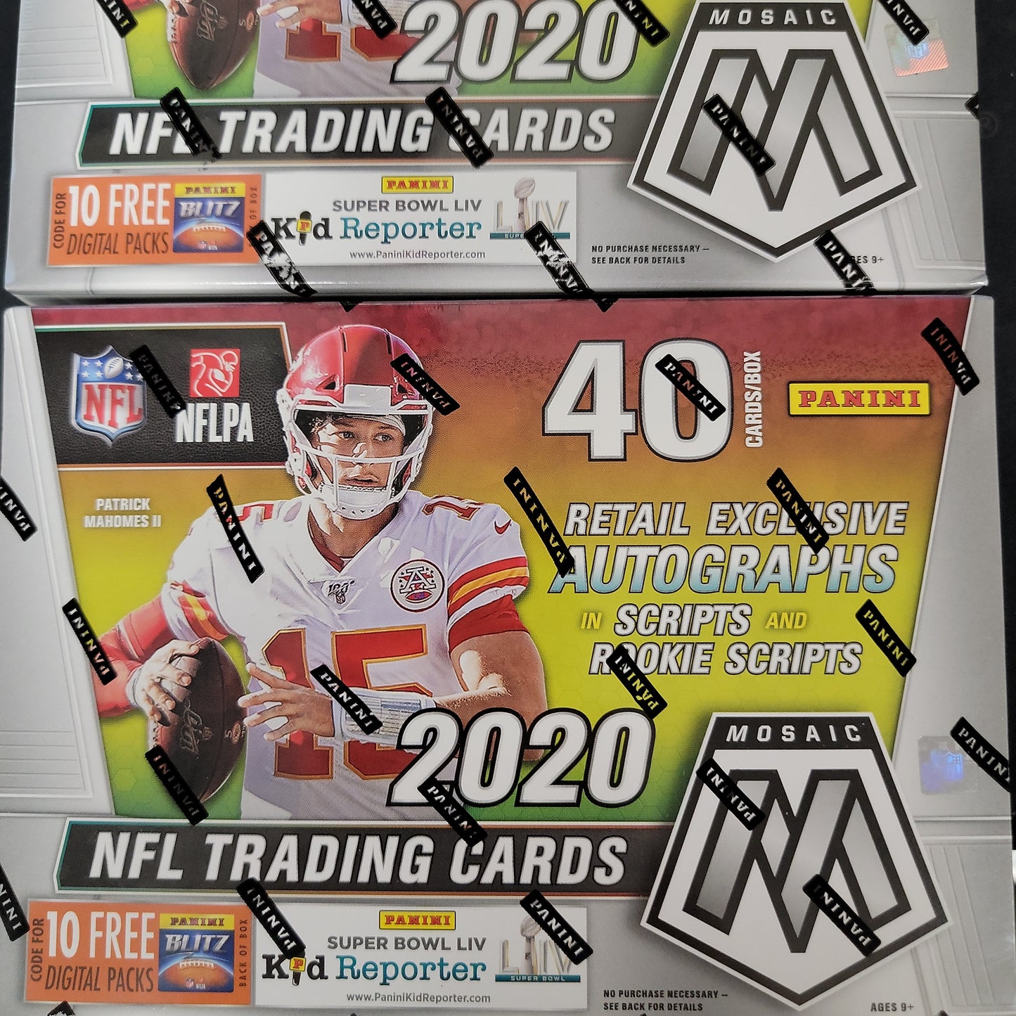 2020 Panini Mosaic Football Mega Box (Target)