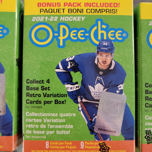 2021-22 Upper Deck O-Pee-Chee Hockey Blaster Box